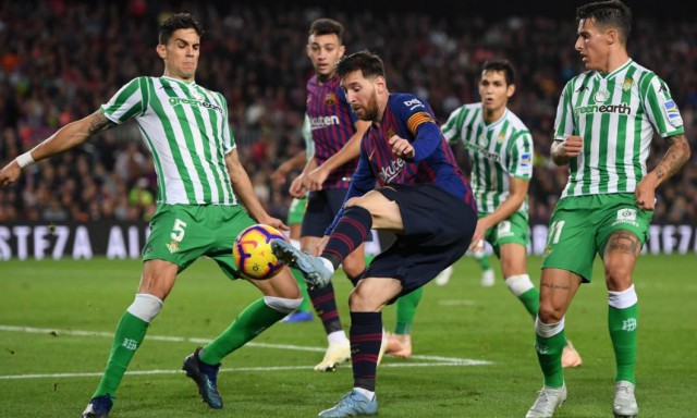 Betis - Barcelona 1-4. Hat-trick Lionel Messi!