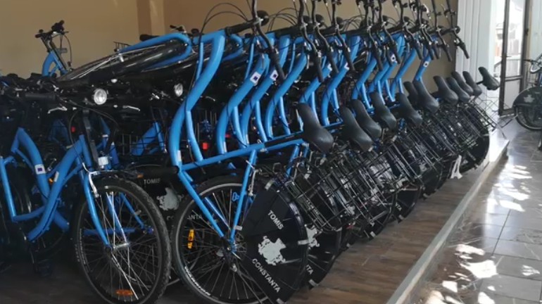 Biciclete noi pentru constănțeni și turiști prin sistemul bike-sharing. VIDEO
