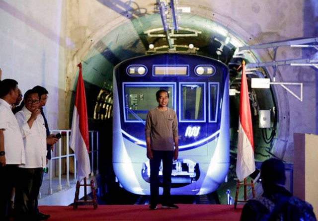 Jakarta a inaugurat prima sa linie de metrou