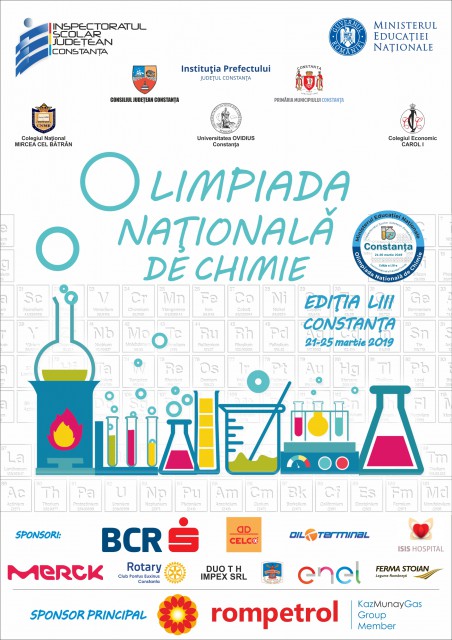 Olimpiada Națională de Chimie, organizată la Constanța