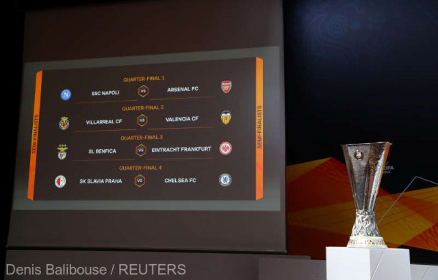 Napoli - Arsenal, cel mai tare duel din sferturile Europa League