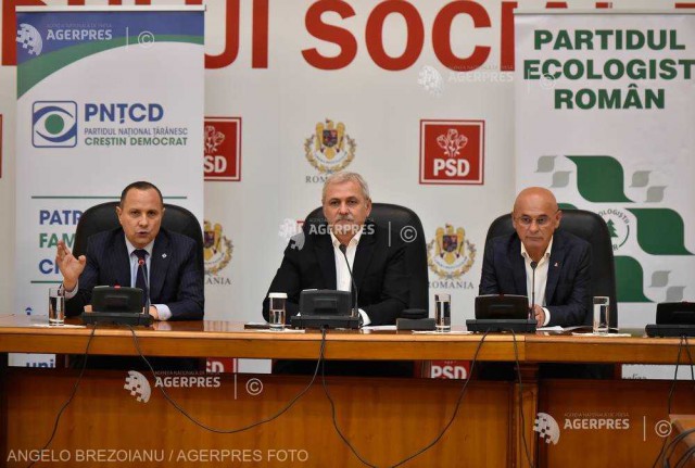 PNŢCD şi Partidul Ecologist au semnat un protocol de susţinere cu PSD pentru alegerile europarlamentare