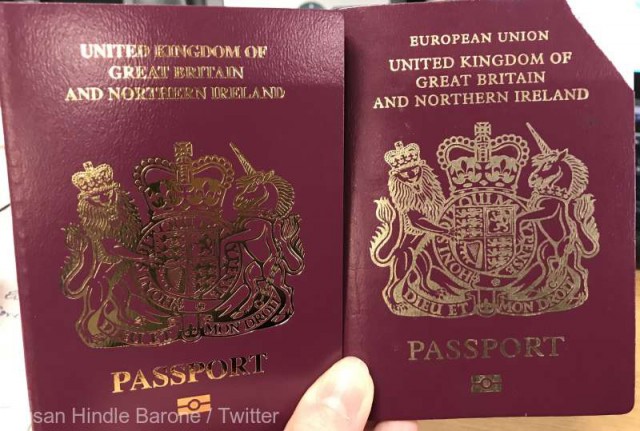 Noile paşapoarte britanice nu mai conţin menţiunea ''Uniunea Europeană''