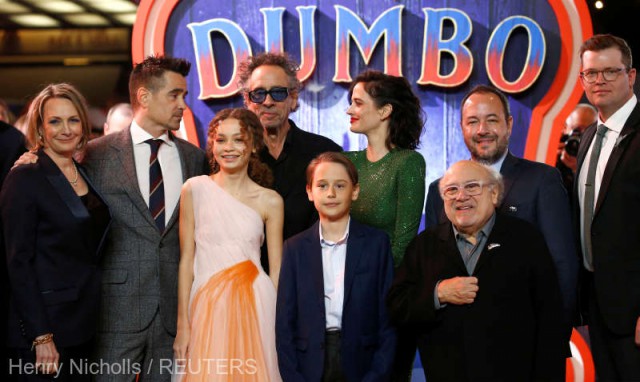 „Dumbo“, versiunea live-action a clasicului film Disney, pe primul loc în box-office-ul nord-american