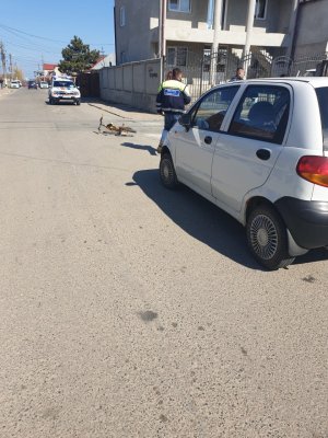 COPIL RĂNIT într-un accident. Era pe bicicletă!