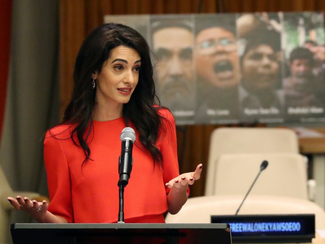 Amal Clooney, desemnată trimis special al guvernului britanic pe problema libertăţii presei
