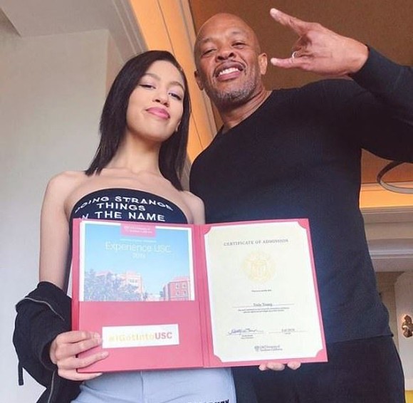 Scandal: Fiica lui Dr. Dre a fost admisă la Universitate după ce tatăl ei a donat 70 de milioane de dolari