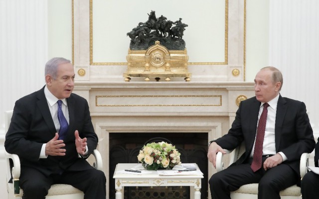 Preşedintele rus Vladimir Putin şi premierul israelian Benjamin Netanyahu se întâlnesc joi la Moscova