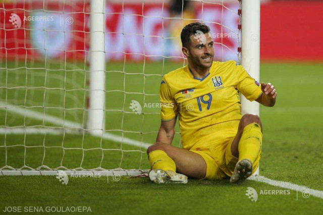 Preliminariile EURO 2020 - UEFA s-a sesizat în cazul brazilianului naturalizat ucrainean Junior Moraes (ex-Gloria Bistriţa)