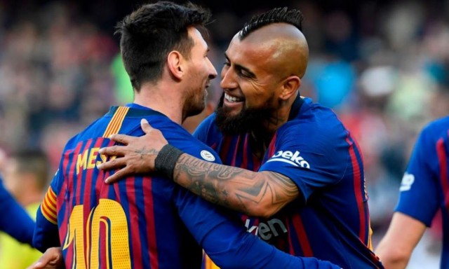 Barcelona - Espanyol 2-0. Messi, 