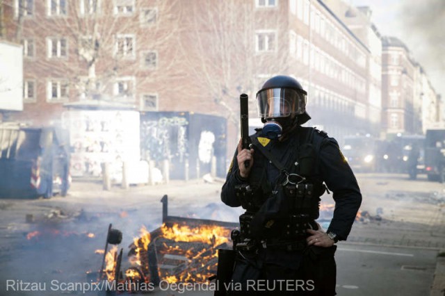 Danemarca: 23 de persoane au fost arestate după o manifestaţie antiimigraţie la Copenhaga