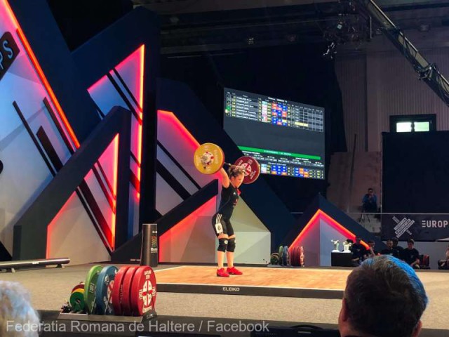Haltere: Mădălina Bianca Molie, medaliată cu argint şi bronz la Europenele de la Batumi