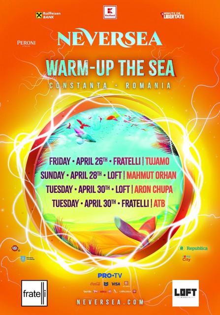 Vibe-ul NEVERSEA în cluburile din MAMAIA, în minivacanţa de 1 mai!