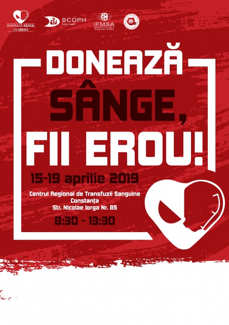 Campania „Donează sânge, fii erou!”: salvează vieți printr-un gest simplu!