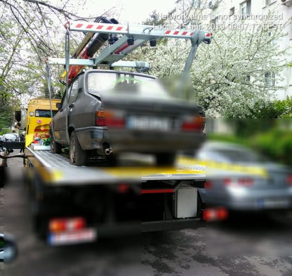 MAȘINILE ABANDONATE pe străzile Constanței, ridicate de Poliția Locală