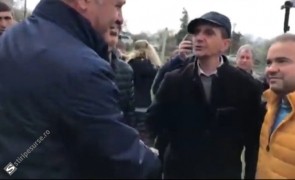 Un tânăr nu a vrut să dea mâna cu Liviu Dragnea, la mitingul PSD