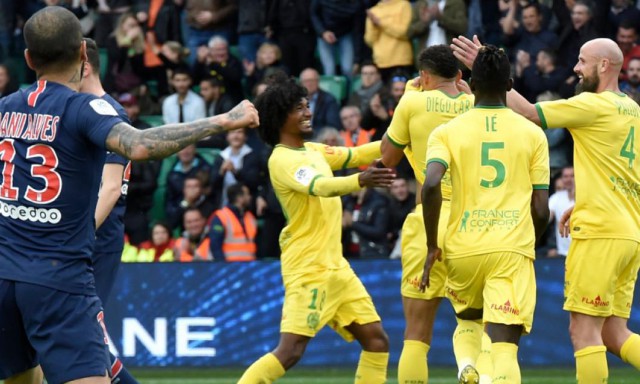 Nantes - PSG 3-2. Parizienii, la al doilea eșec consecutiv, au ratat din nou șansa de a cuceri titlul