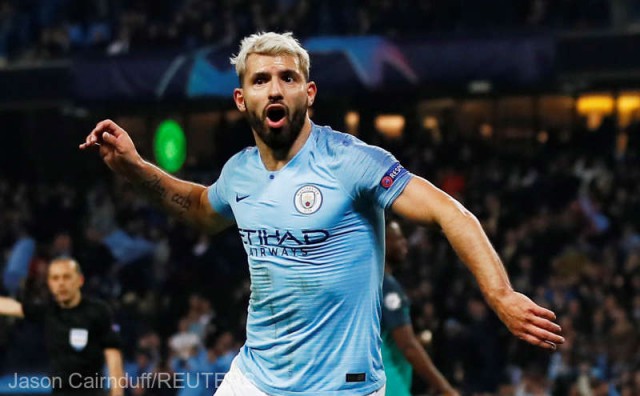 Liga Campionilor - Aguero l-a egalat pe Cristiano Ronaldo în clasamentul golgheterilor