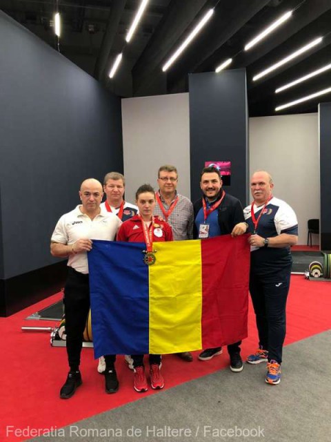 Haltere: Sorina Hulpan a cucerit o medalie de bronz la Europenele de la Batumi