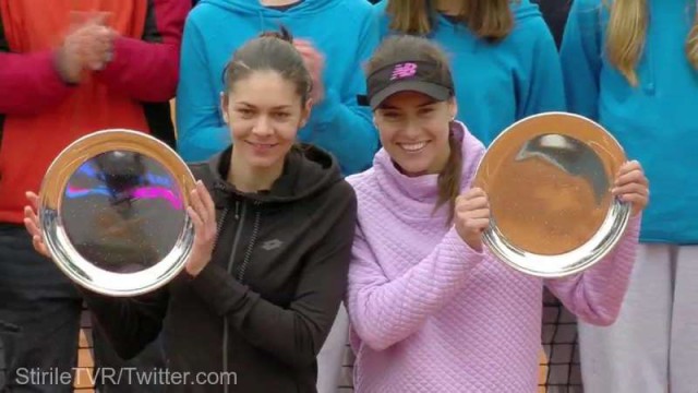 Sorana Cîrstea şi Andreea Mitu au cucerit titlul la dublu la Lugano