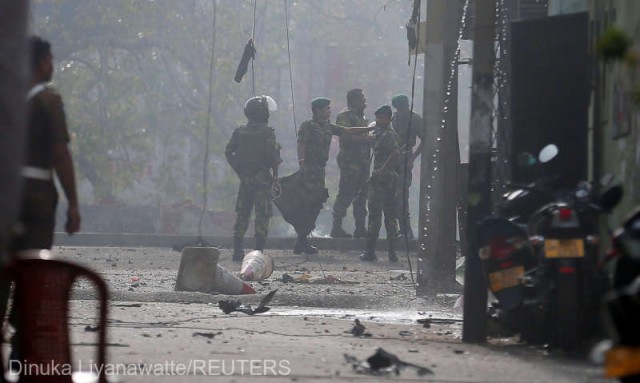 Gruparea jihadistă Stat Islamic revendică atentatele din Sri Lanka