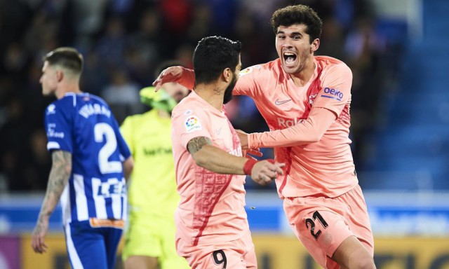 Alaves - Barcelona 0-2. Goluri: Alena și Luis Suarez