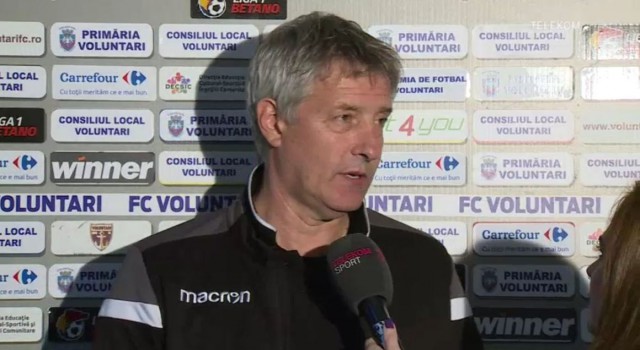 Cristiano Bergodi a fost demis de la Rapid