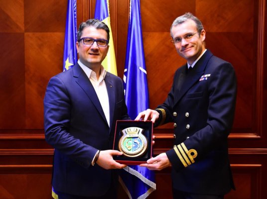 Delegație a Forțelor Navale Române și a Marinei Regale Britanice, în vizită la Constanţa