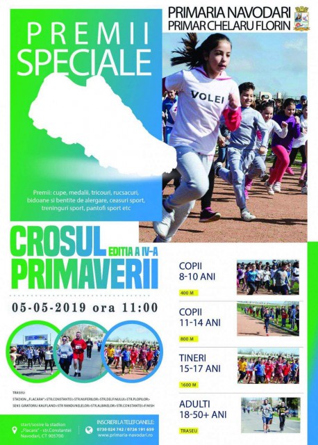 Start la 'Crosul Primăverii', eveniment organizat de Primăria Năvodari