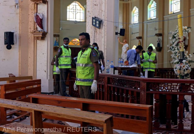 Atentate în Sri Lanka: Bisericile catolice, închise „până la noi ordine“