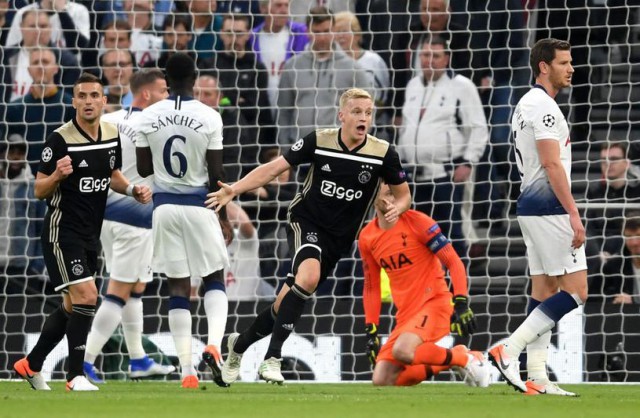 Ajax de finală! „Lăncierii” câștigă pe terenul lui Tottenham și devin favoriți să prindă ultimul act al Ligii Campionilor