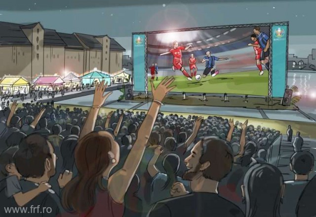 UEFA a prezentat primăriilor din România conceptul de organizare a spaţiilor de vizionare a meciurilor de la EURO 2020