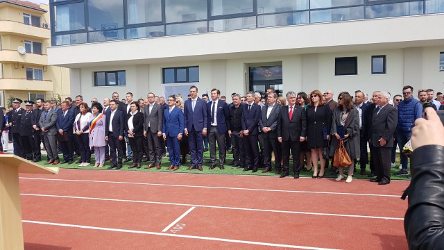 Inaugurarea Complexului Sportiv 'Centenar 2018' în Cumpăna. Au fost invitați mai mulți miniștri. VIDEO