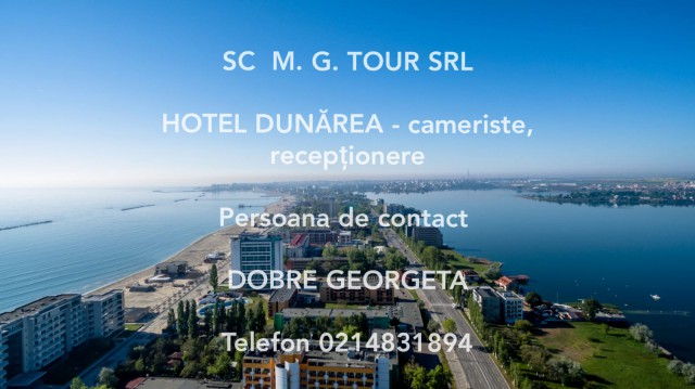 Vă căutați de muncă în TURISM, în Constanța sau Mamaia?