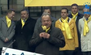 PNL recurge la artileria grea! Vasile Blaga a participat la primul miting al partidului