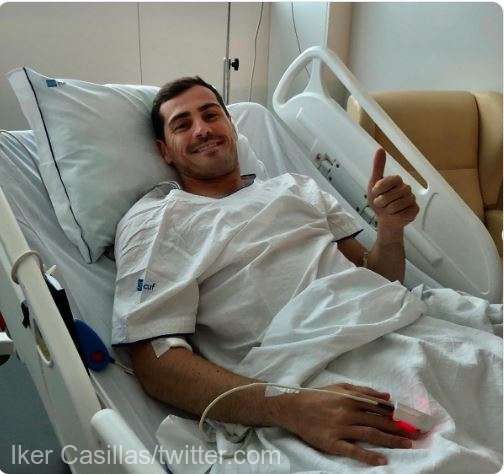 Casillas îşi asigură fanii că ''totul este sub control'', după ce a suferit un infarct