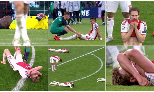Ajax - Tottenham 2-3. Imaginile tristeții la Amsterdam. Jucătorii lui Ajax au plâns în hohote