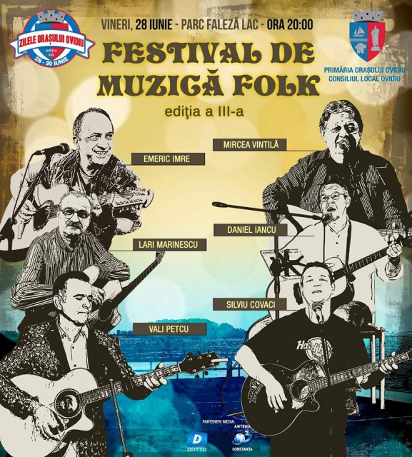 Locuitorii din Ovidiu, invitaţi la Festivalul de muzică folk