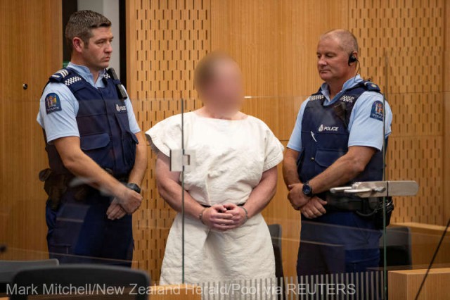 Noua Zeelandă: Atacatorul de la Christchurch, inculpat pentru terorism