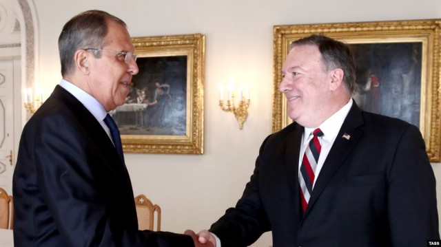 Pompeo la întâlnirea cu Lavrov: Preşedintele Trump este hotărât să îmbunătăţească relaţiile cu Rusia