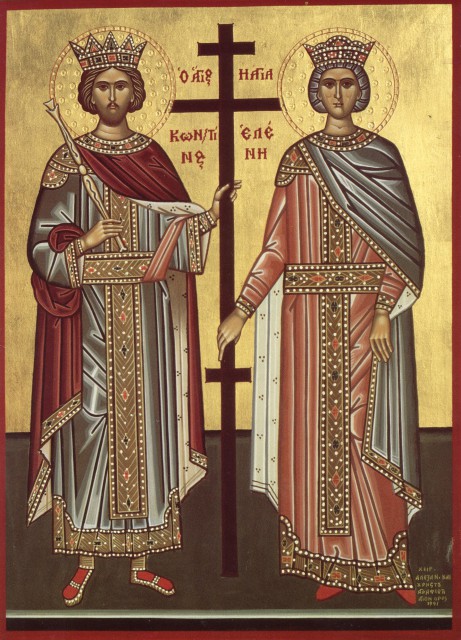 Sfinţii Constantin şi Elena, sărbătoare cu cruce roșie