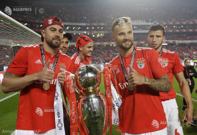 Benfica Lisabona a cucerit al 37-lea său titlu de campioană a Portugaliei