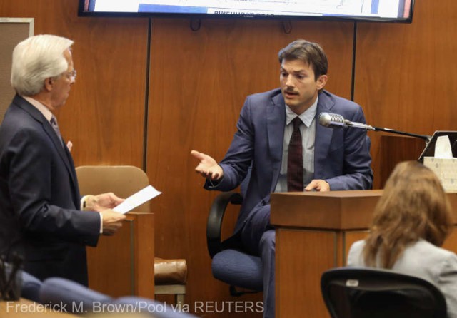 Ashton Kutcher, martor într-un proces de omucidere; victima urma să se întâlnească cu actorul când a fost asasinată
