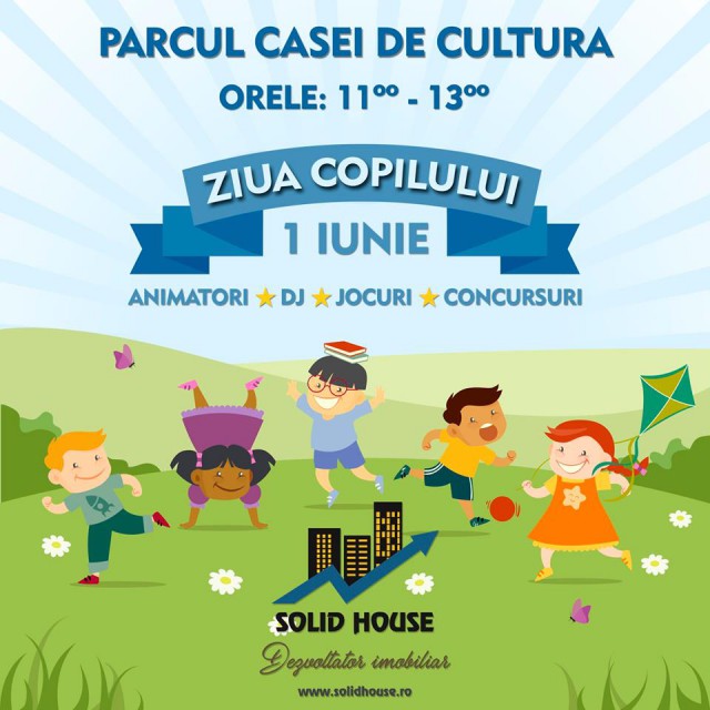 Dezvoltarul imobiliar Solid House organizează petrecere de Ziua Copilului!