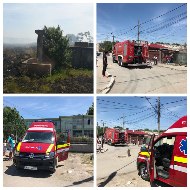 Incendii pe bandă rulantă, la Constanța, mai ales provocate cu intenție