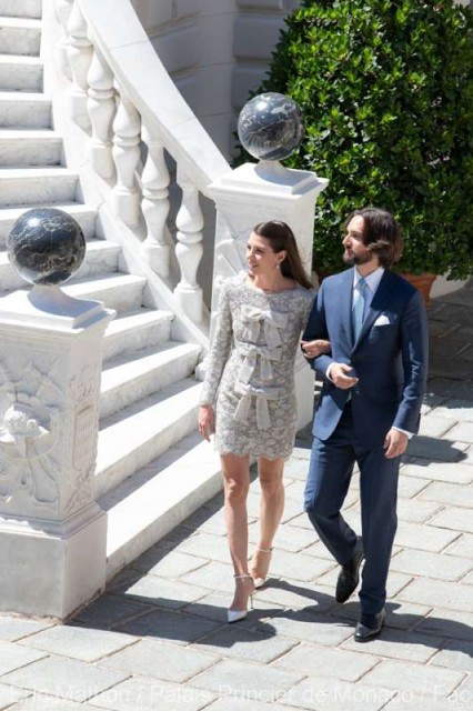 Fiica prinţesei Caroline de Monaco, Charlotte Casiraghi, s-a căsătorit cu producătorul de film Dimitri Rassam