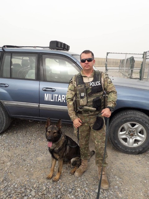 Polițist militar, la o patra misiune în Afganistan