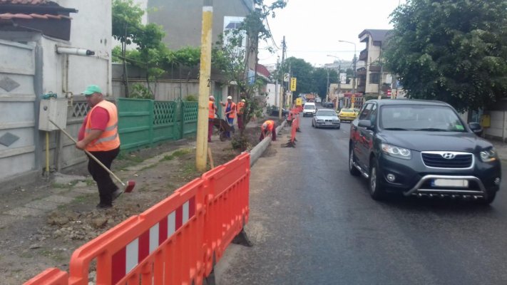 Mai multe străzi şi trotuare din Constanţa, reabilitate
