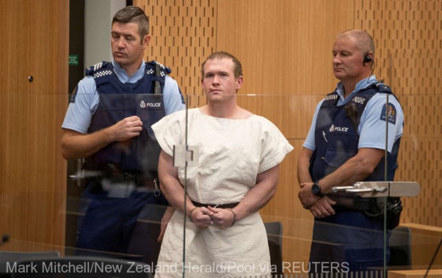 Noua Zeelandă: Australianul inculpat pentru masacrul de la Christchurch a pledat nevinovat