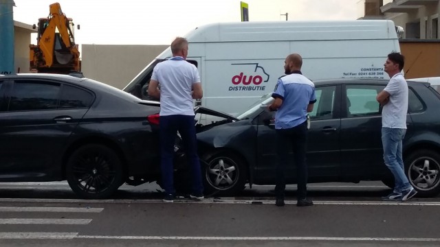 Accident rutier în stațiunea Mamaia: două persoane au fost rănite!